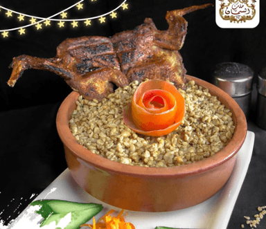 طاجن فريك بالسمان