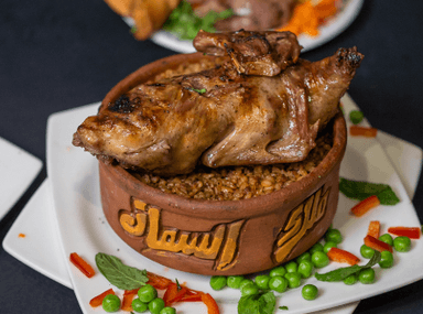 طاجن فريك بالحمام