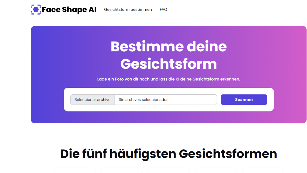 Face Shape AI