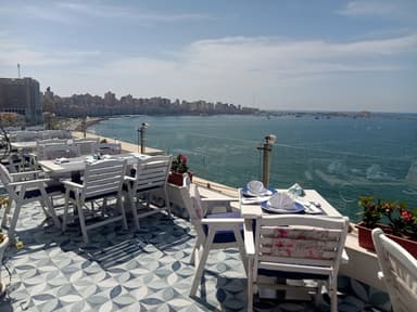 Blue Harbor Rooftop Restaurant Windsor Palace Hotel Alexandria