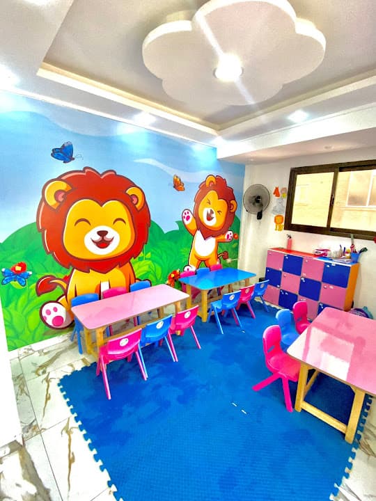 Pink & Blue Preschool Jungle