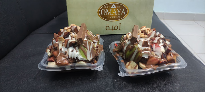 Omaya ice cream & juice