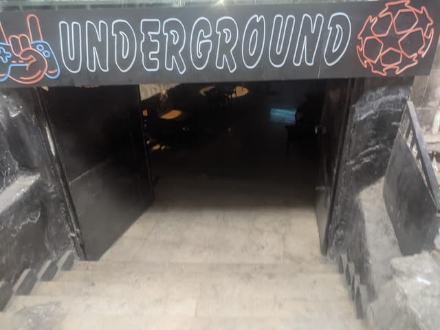 Underground cafe and PlayStation