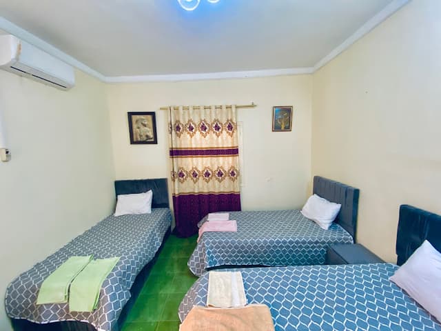 Golden pyramids guesthouse view