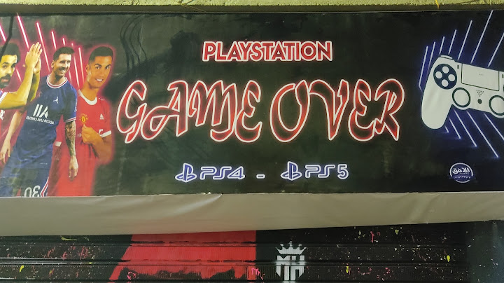 محل بلايستيشن Game Over