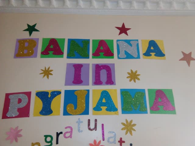 Banana in Pejama nursery