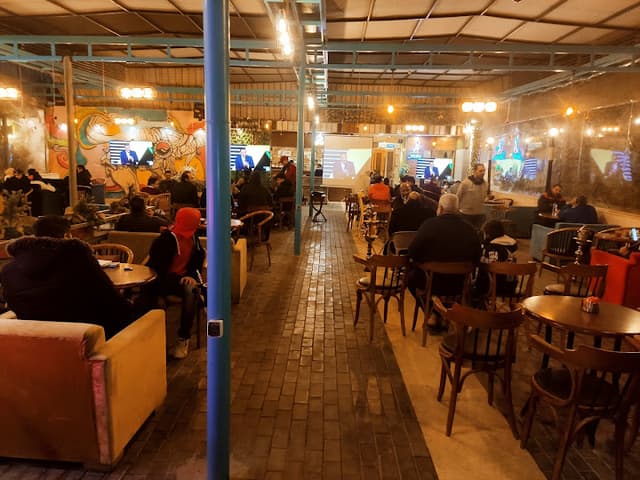 Square cafe and restaurant