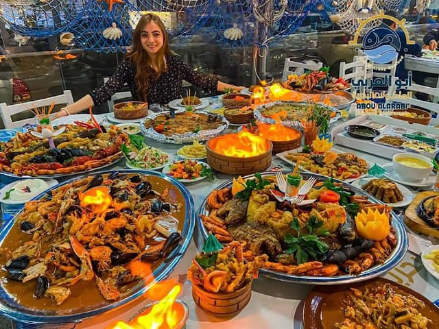 مطعم ابو العربي للمأكولات البحرية التجمع الخامس