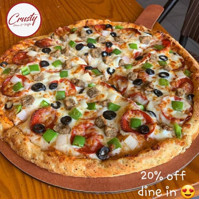 Crusty pizza & waffles-كرستي بيتزا&وافيل