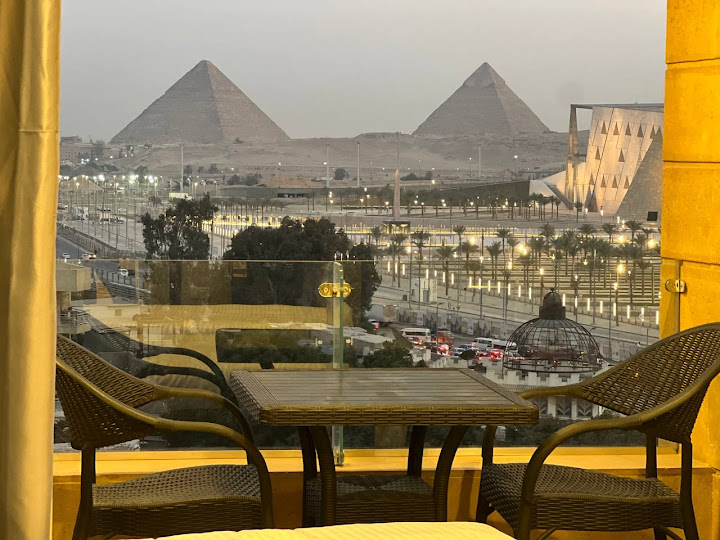 Asia Grand Museum & pyramids view