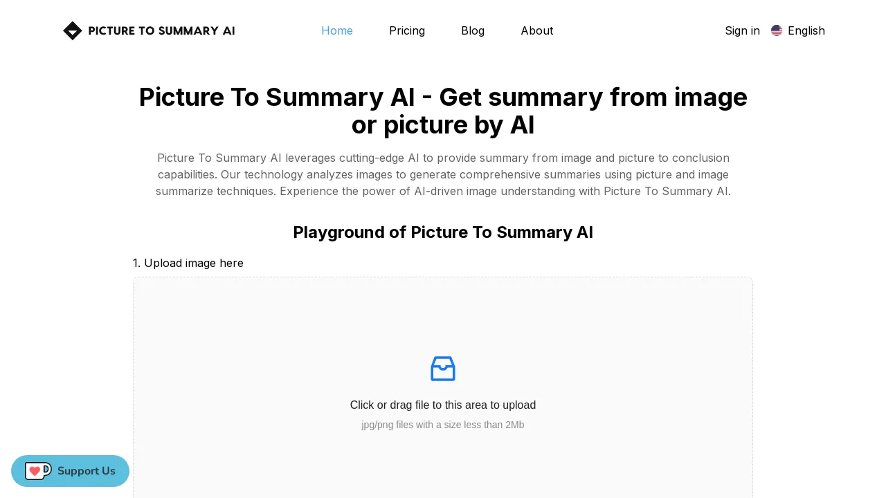 Picture To Summary AI