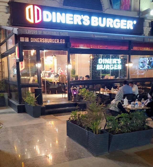Diner’s burger