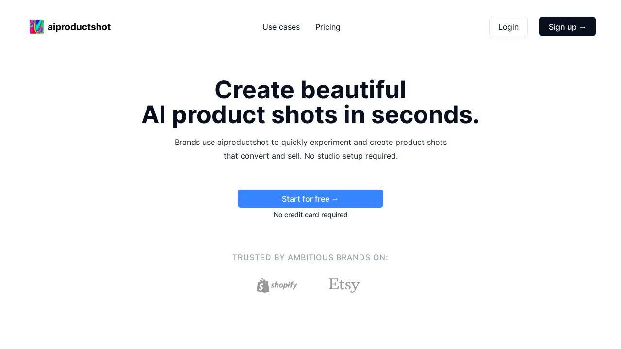 AI Product Shot