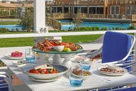 White and Blue Restaurant Hydeout