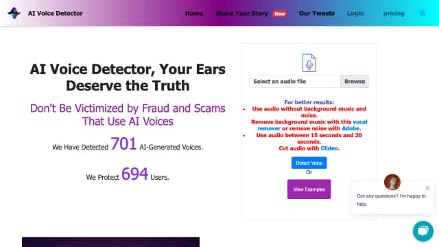 AI Voice Detector