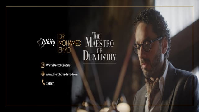 وايتى لتجميل وزراعه الاسنان whity nasr city دكتور محمد عماد