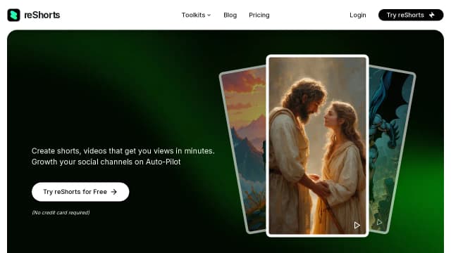 reShorts - Generate viral shorts fast