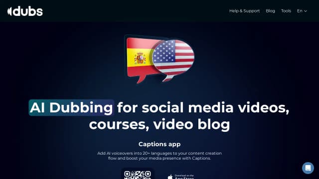 AI Dubbing by Captions