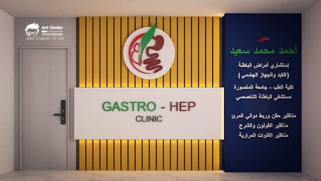عيادة دكتور احمد سعيد امراض الباطنة والكبد ومناظير الجهاز الهضمي