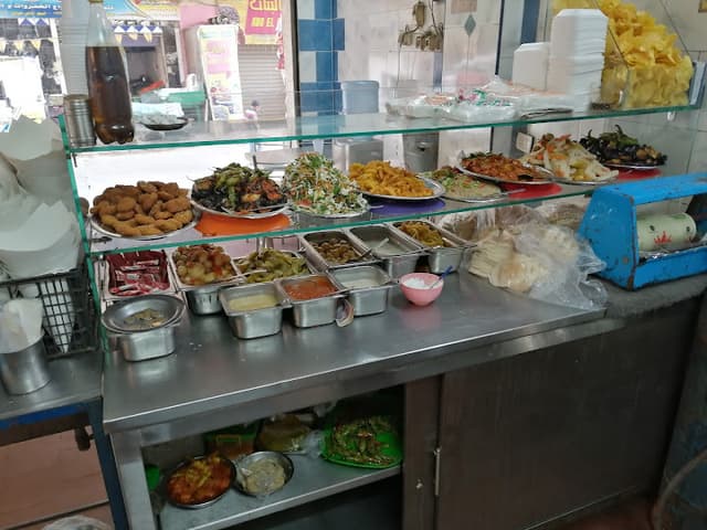 Younis restaurant and parsley (beans and falafel)