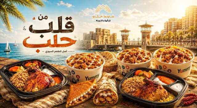مطعم شاورما حلب